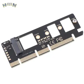 NGFF M Ключ M.2 NVME AHCI SSD к PCI-E PCI Express 3,0 16x x4 Адаптер Riser Card Конвертер Для XP941 SM951 PM951 A110 SSD