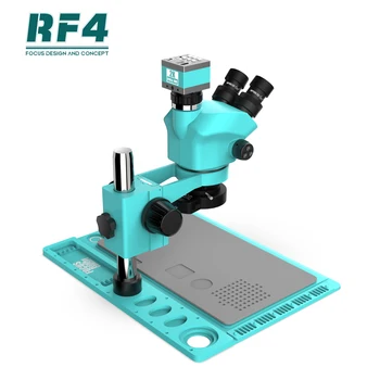 RF7050TVD2-2KC1 стерео тринокулярный зум 2K FULL HD камера 7-50x микроскопы Скульптура, ювелирные изделия, насекомые, хирургия