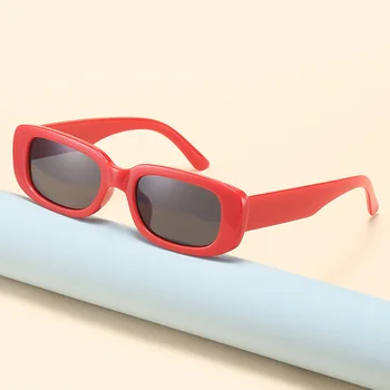 Роскошные Маленькие Прямоугольные Солнцезащитные очки для верховой езды, Очки для вождения автомобиля, Женские Овальные Винтажные брендовые дизайнерские квадратные Солнцезащитные Очки