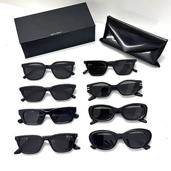 2022 Винтажные Роскошные НЕЖНЫЕ солнцезащитные очки Korea JENNIE Brand Design GM Для маленьких женщин И мужчин, ацетатные солнцезащитные очки MONSTER UV400