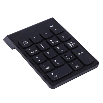 Цифровая клавиатура, мини Беспроводная цифровая клавиатура 2.4 G, цифровая клавиатура, 18 клавиш, цифровая клавиатура для настольного ПК, ноутбука, ноутбука
