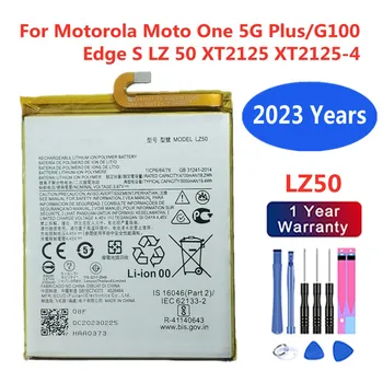 2023 Новый 5000 мАч LZ50 Аккумулятор Для Motorola Moto One 5G Plus/G100/Edge S XT2125 XT2125-4 Запасные Батареи для телефона Bateria