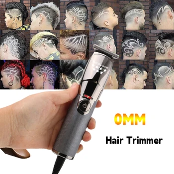 Профессиональная Электрическая машинка для стрижки волос T9 OMM, Перезаряжаемый USB-Триммер для волос, Водонепроницаемая машинка для стрижки волос Для мужчин, Беспроводная Бритвенная машинка