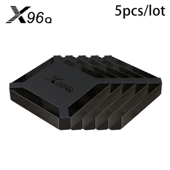 Оптовая цена 5ШТ X96Q TV Box Android 10.0 Allwinner H313 Четырехъядерный 4K 2.4G Wifi телеприставка
