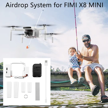 для FIMI X8 MINI Airdrop System Thrower рыболовная приманка доставка параболическая система Airdrop Дрон Квадрокоптер аксессуар