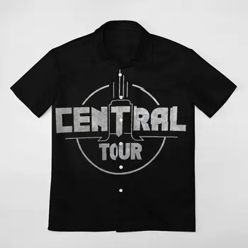 Бестселлер INDOCHINE CENTRAL TOUR Дизайн, графика, крутые футболки, рубашка с короткими рукавами, Пляж Высшего качества, Размер США