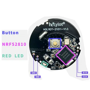 Holyiot nRF52810 Bluetooth 5.0 Высокопроизводительный Модуль с низким энергопотреблением для позиционирования в помещении