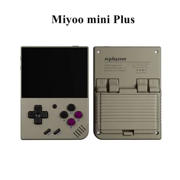 Портативная Портативная игровая консоль MIYOO Mini Plus в стиле Ретро, 3,5-дюймовая система Linux, Miyoo Mini + Игровой плеер, Классическая Видео Консоль, Подарок