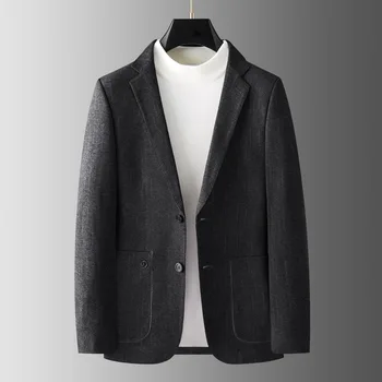 7020-2023 новый продукт, мужской костюм, деловой, повседневный, простой, с сеткой, куртка West, мужская верхняя одежда