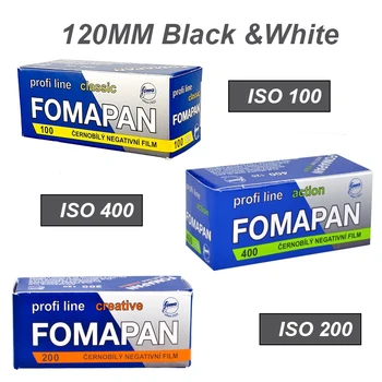 3 рулона 120 мм FOMAPAN 100 черно белая негативная пленка ISO 100 200 400