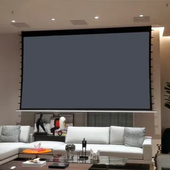 Экран проектора Black Diamond Obsidian Long Throw ALR с Моторизованным Приводом, Встраиваемый В потолок Дизайнерский Экран Для домашнего кинотеатра 3D UHD 8K