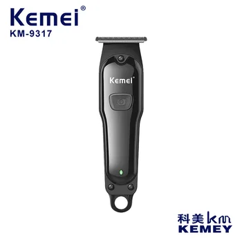 Kemei KM-9317 Корпус из нержавеющей Стали, Профессиональный Эпилятор для лица, Триммер, Электрическая машинка для стрижки волос