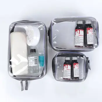 Дорожные Водонепроницаемые Прозрачные Косметические сумки из ПВХ, Чехол для макияжа, Сумка для хранения туалетных принадлежностей