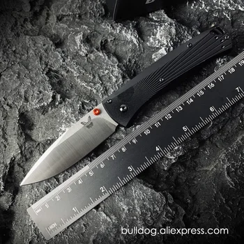 BM 535BK BUGOUT Ножи Со Складным Лезвием BENCH M390 MADE T6 Алюминиевая Ручка EDC Карманные Ножи для Самообороны B4 Лучшая Версия