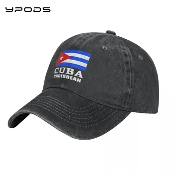 Флаг Кубы Бейсбольная хлопковая кепка с флагом Кубы Мужская женская дизайнерская кепка Trucker Snapback Dad Hats кепка
