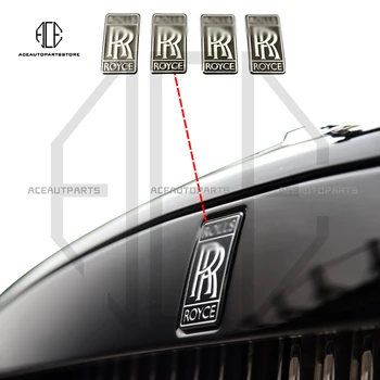 Для Rolls-Royce Ghost Куллинан, обсидиан, Вольфрам, стальной сплав, Материал, Логотип автомобиля, отделка экстерьера, украшение