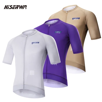 HISERWA 2023 Летняя Велосипедная Майка Pro Team Aero Jerysey MTB Дорожная Велосипедная Рубашка Дышащая Легкая Велосипедная Одежда С Коротким Рукавом