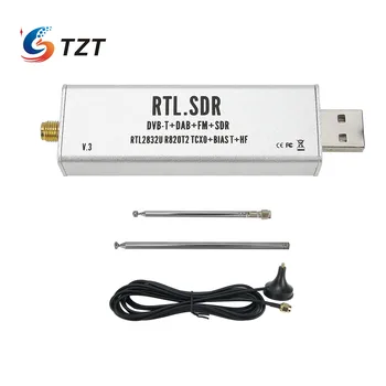TZT 0,1 МГц-1,7 ГГц TCXO Стабильный полный диапазон для приемника RTL SDR Полный комплект с антенной Авиационный диапазон ADSB