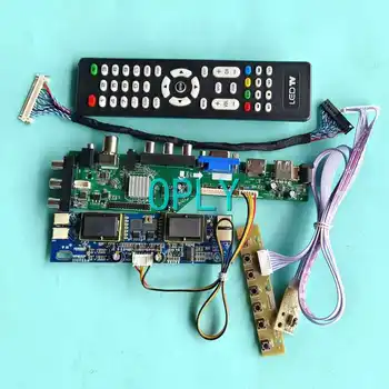 Плата контроллера дисплея DVB 3663 подходит для LM170E01-A4/A5/A6K1 USB VGA AV RF HDMI-Совместимый 17 