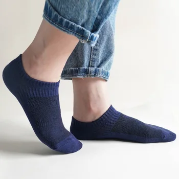 Черно-белые носки летом, тонкий ворс из хлопка, средний носок из хлопка, однотонные длинные носки