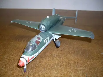 Масштаб 1:33 Германия Heinkel He-162 A-2 Salamander НАБОР БУМАЖНЫХ МОДЕЛЕЙ РУЧНОЙ работы, Пазлы, игрушки ручной работы, СДЕЛАЙ сам