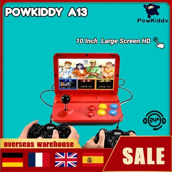 Powkiddy A13 CPU Simulator Съемный джойстик Игровая приставка 10 Дюймов Большой экран HD Выход Мини Аркадные ретро игры Плееры