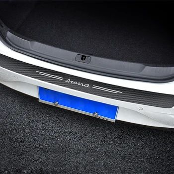 Автомобильная наклейка на дверь из углеродного волокна, украшение багажника для SEAT Arona, автоаксессуары