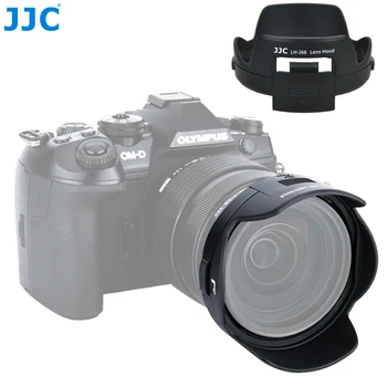 Байонетная Бленда объектива камеры JJC 62 мм, Защитная пленка для объектива Olympus M. Zuiko Digital ED 12-40 мм f/2.8 PRO, заменяет Olympus LH-66
