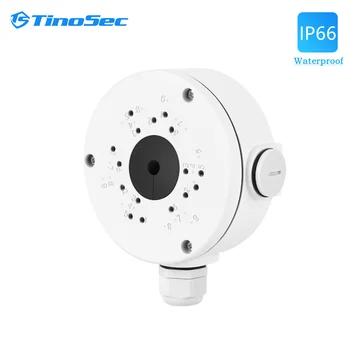 Распределительная коробка камеры TinoSec IP66 Водонепроницаемая Подставка для IP-камеры ВИДЕОНАБЛЮДЕНИЯ Держатель камеры домашней безопасности Кронштейн для камеры наблюдения