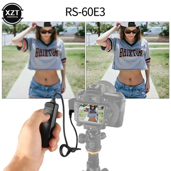 RS-60E3 Шнур дистанционного управления спуском затвора для цифровой зеркальной камеры Canon EOS 1300D 1100D 1200D 1000D 100D 350D 500D 550D 600D 650D 700D