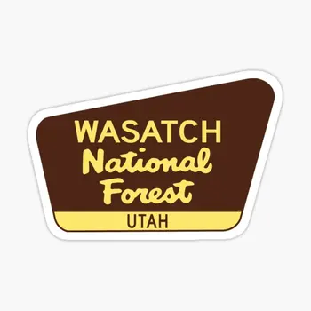 Национальный лес Уосатч, вывеска штата Юта, 5 шт., автомобильные наклейки для украшения комнаты, багажа, Аниме-фон, наклейки на холодильник, домашнее искусство