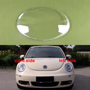 Для Volkswagen VW Beetle 2003-2012 Автомобильные Аксессуары Крышка Передних Фар Прозрачный Абажур Корпус Фары Из Оргстекла