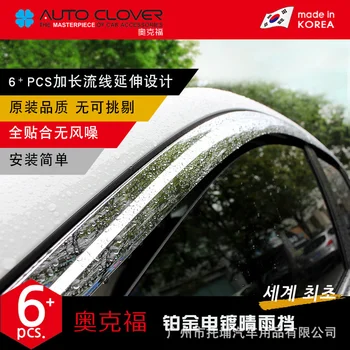 Хромированный дверной козырек, дефлектор бокового стекла, солнцезащитный козырек от дождя, серебристые накладные карнизы для Toyota Land Cruiser