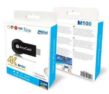 Anycast M100 4K беспроводной HDMI ключ Wifi Дисплей Ключ Chrome cast 1080p Поддержка iOS и Android