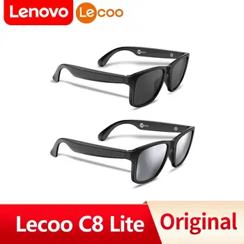 Lenovo Lecoo C8 Lite Смарт-Очки Гарнитура Беспроводная Bluetooth 5.3 Солнцезащитные очки Для спорта на открытом воздухе Наушники Для Вызова Музыки Anti-Blue Eye