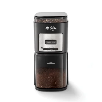 Автоматическая Кофемолка Mr. Coffee на 12 Чашек Черного Цвета Прецизионного помола для всех видов кофе черного цвета