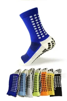 Противоскользящие дышащие мужские летние хлопчатобумажные резиновые носки Футбольные носки Высокого качества Мужские ZA Мужские Женские Велосипедные носки