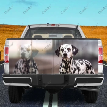 Наклейки на грузовик с животными - далматинцами, наклейка на заднюю дверь грузовика, наклейки на бампер с графикой для легковых автомобилей, внедорожников