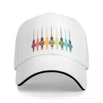 Бейсболка для мужчин и женщин, ремешок для инструментов, разноцветная берлинская шляпа с защитой от ультрафиолета, солнцезащитная кепка, кепки