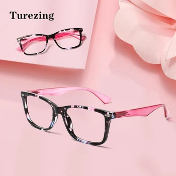 TUREZING Очки для чтения для женщин Прямоугольные Модные Высококачественные удобные очки с металлическим шарниром высокой четкости по рецепту для мужчин