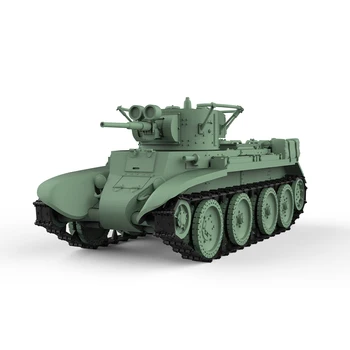 SSMODEL 144594/100594 V1.7 1/144 1/100 Комплект моделей из смолы с 3D принтом, Советский легкий танк BT-7