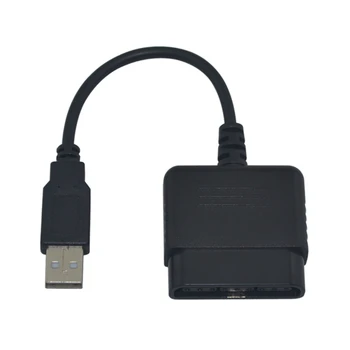 100 шт. Высококачественный 0,2 м USB-адаптер Конвертер Кабель для Игрового контроллера Для PS2 Для PS3/PC Видео Кабель Игровые Аксессуары