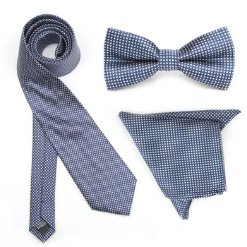 2019 Новый стиль, Галстуки для мужчин, галстук-бабочка, носовой платок шириной 8 см, синий, черный, 10 цветов, 3 шт. в одном наборе