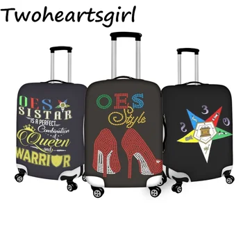 Чехол для чемодана Twoheartsgirl Order of the Eastern Star OES Растягивающиеся защитные чехлы для багажа Применяются к чемодану 18 