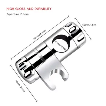 25 мм Сменный Ручной душевой кронштейн для выдвижной планки с Регулируемым Покрытием для ванной Трубы, держатели насадок для душа