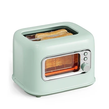 HH Автоматический Электрический Тостер Для Приготовления сэндвичей С окошком для выпекания хлеба, 2 ломтика, Гриль, Духовка, Машина для завтрака