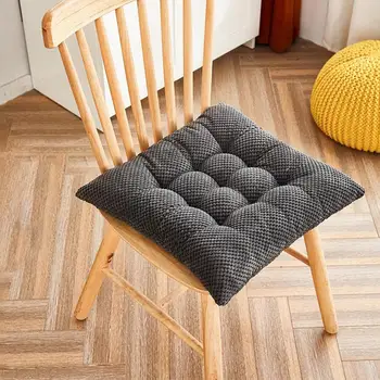 Отличная мягкая на ощупь, утолщенная, противоскользящая льняная подушка для стула, бытовая подушка для стула, Многофункциональная подушка для стула, товары для дома