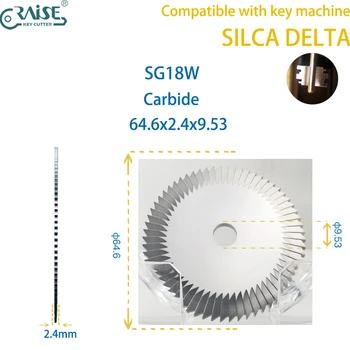 Станок для обработки ключей SILCA DELTA Milling Cutter SG18W отрезной круг для копирования ключей, слесарные инструменты вторичного рынка