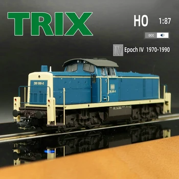 Поезд 1/87 Модель Поезда Игрушка HO Type BR290 DCC Развязка Тюнера внутреннего сгорания DB Игрушка Для Мальчиков Четвертого Поколения
