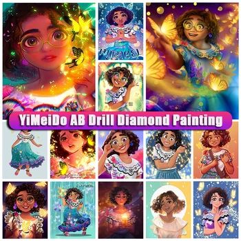 Disney Новая алмазная мозаика AB Encanto для ребенка, подарок 